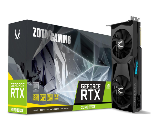 ZOTAC GeForce GAMING RTX 2070S SUPER 8GB GDDR6 256bit 3DP/HDMI ZT-T20710F-10P - 505562 - zdjęcie